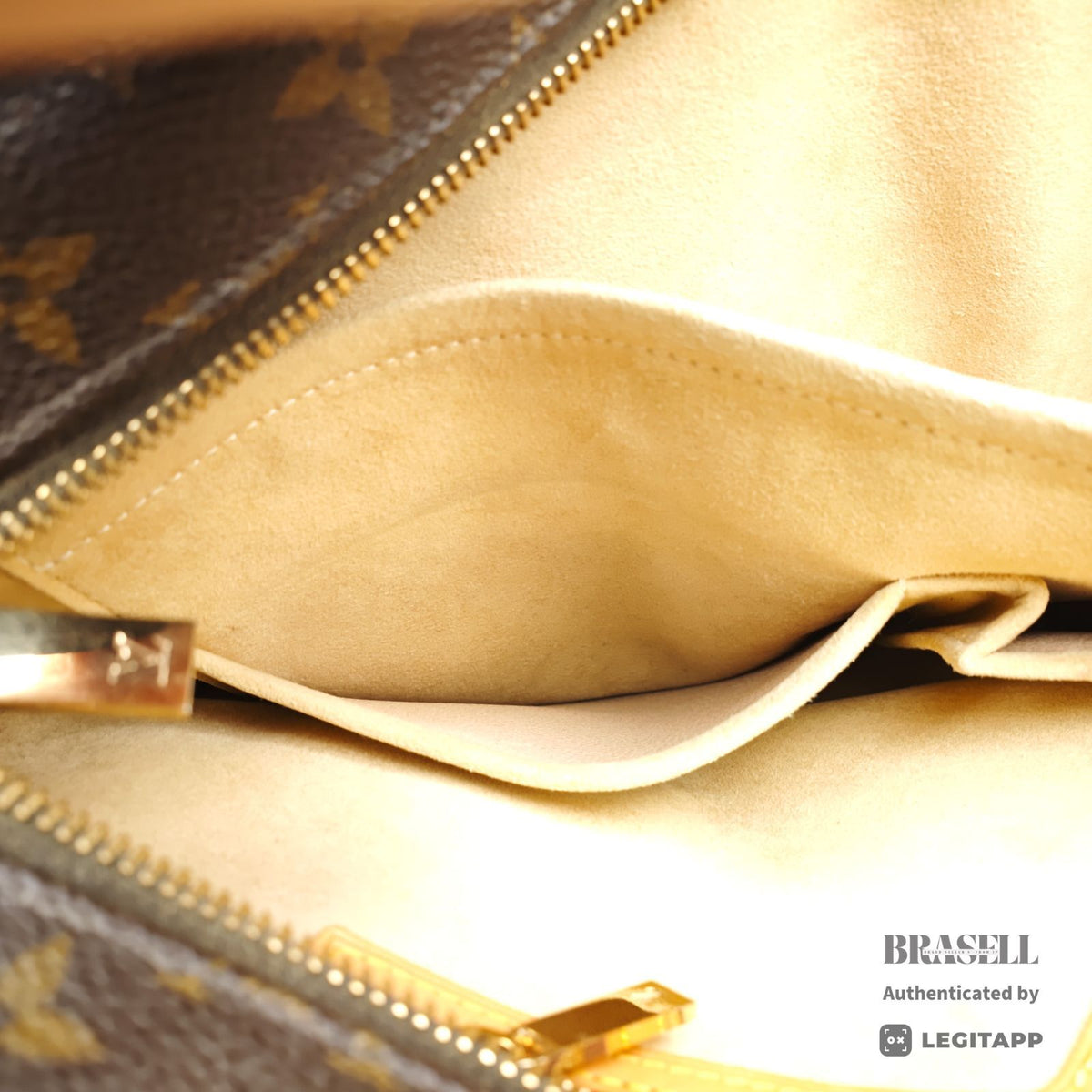 LOUIS VUITTON Luco Monogram Canvas Brown Tote Bag M51155 【ImportFeeFREE】