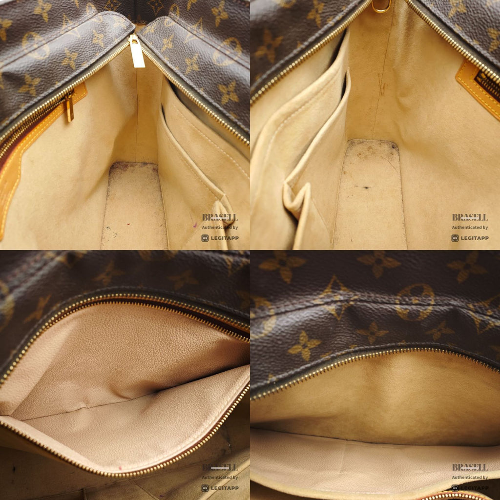 LOUIS VUITTON Luco Monogram Canvas Brown Tote Bag M51155 【ImportFeeFREE】