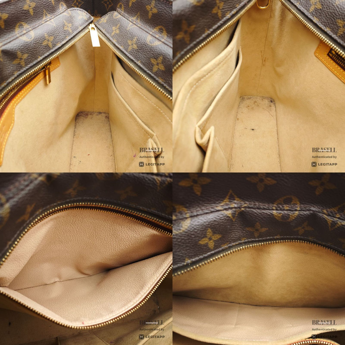 LOUIS VUITTON Luco Monogram Canvas Brown Tote Bag M51155 【ImportFeeFREE】