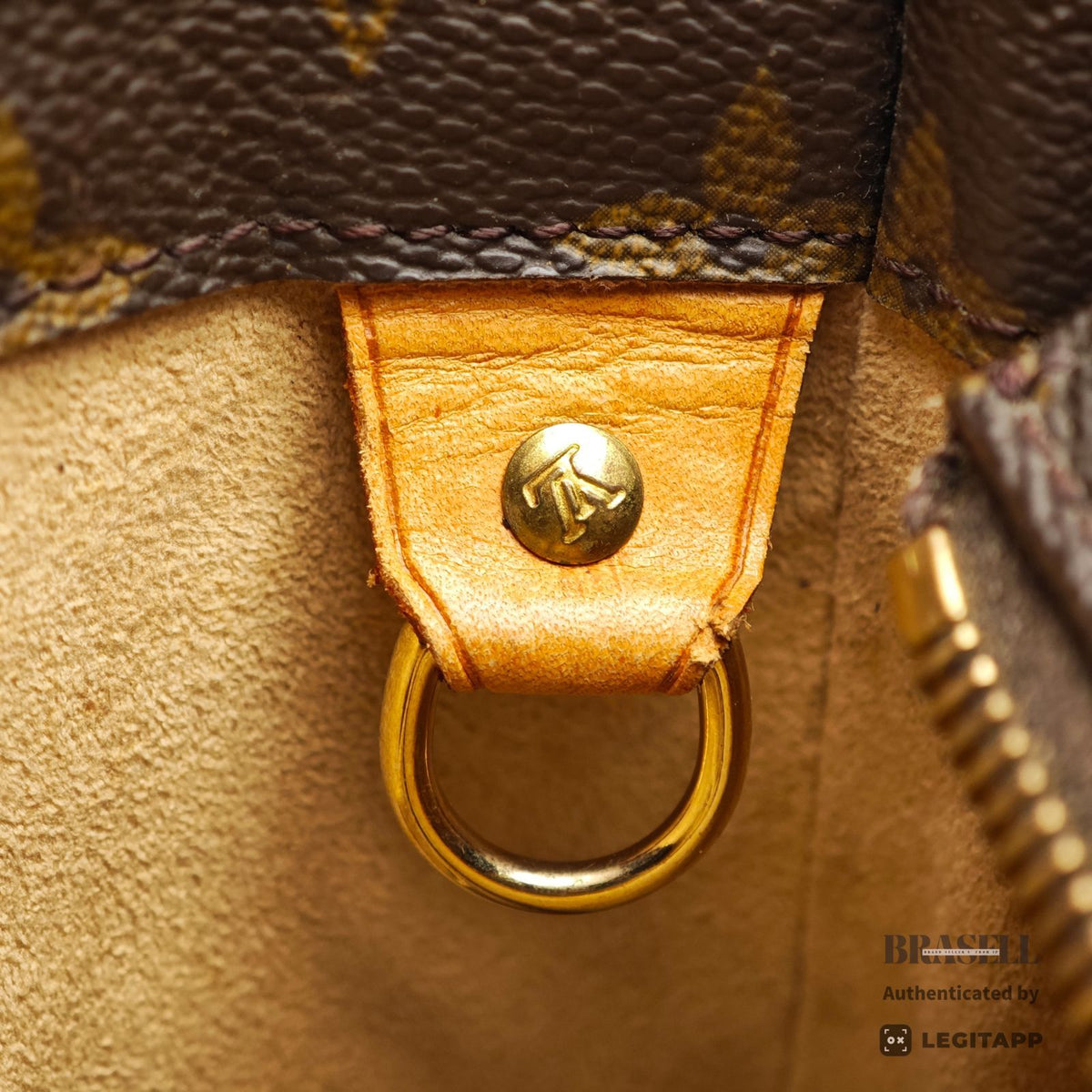 LOUIS VUITTON Luco Monogram Canvas Brown Tote Bag M51155 【ImportFeeFREE】