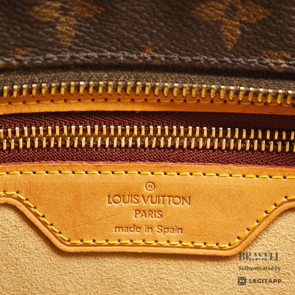 LOUIS VUITTON Luco Monogram Canvas Brown Tote Bag M51155 【ImportFeeFREE】