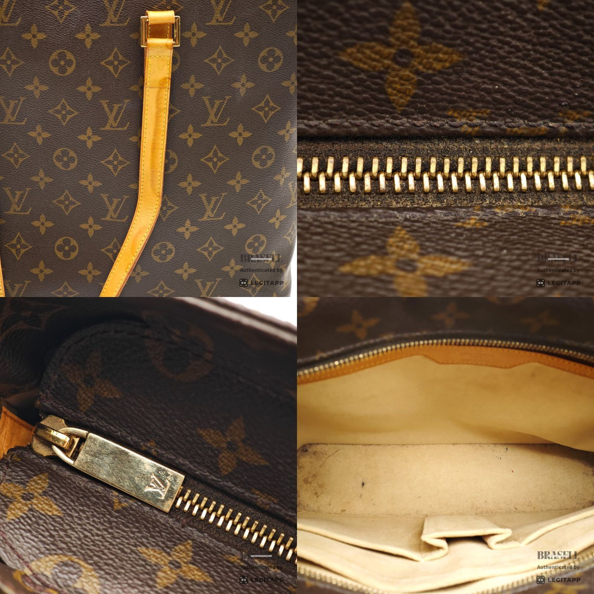 LOUIS VUITTON Luco Monogram Canvas Brown Tote Bag M51155 【ImportFeeFREE】
