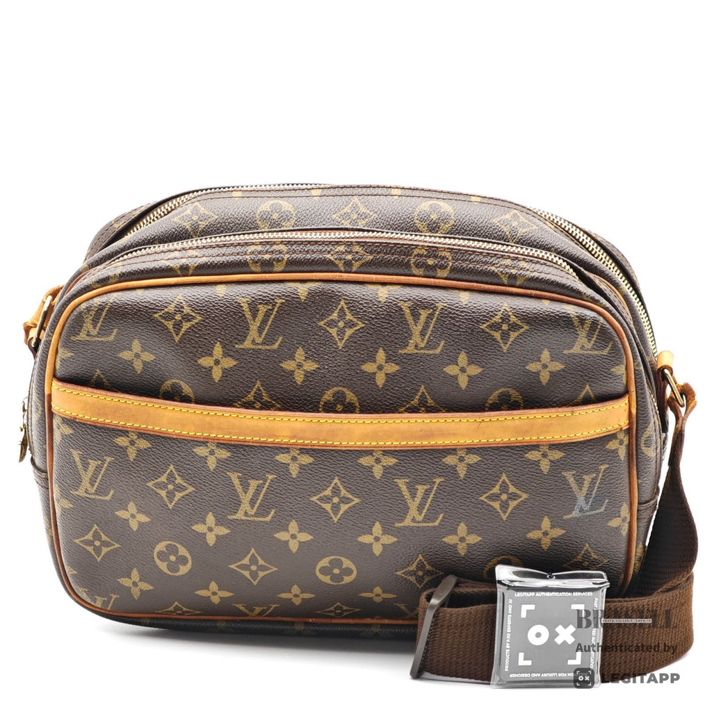 LOUIS VUITTON Reporter PM Monogram Canvas Shoulder Bag M45254 【ImportFeeFREE】