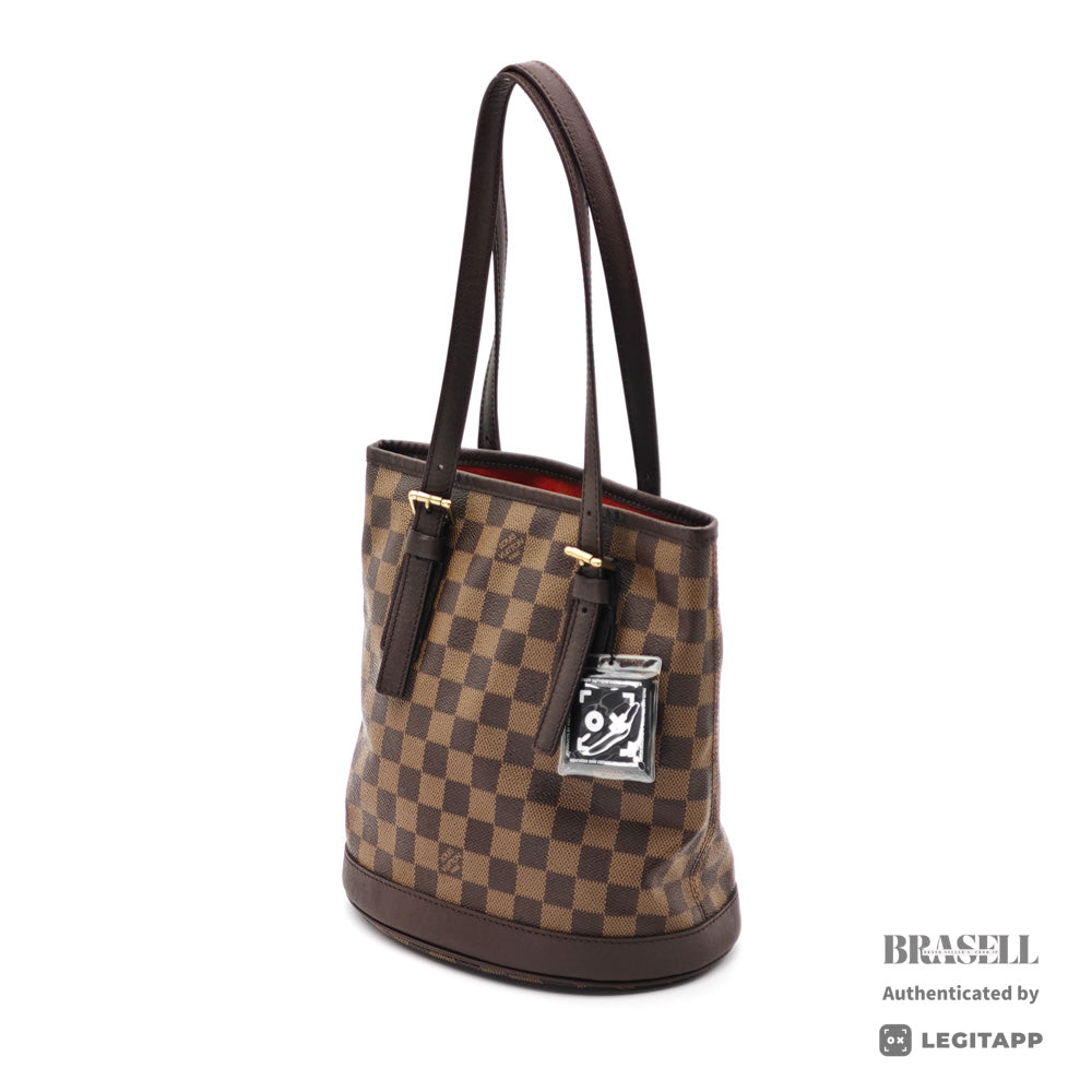 LOUIS VUITTON Marais Damier Ebene Canvas Tote Bag N42240 【ImportFeeFREE】