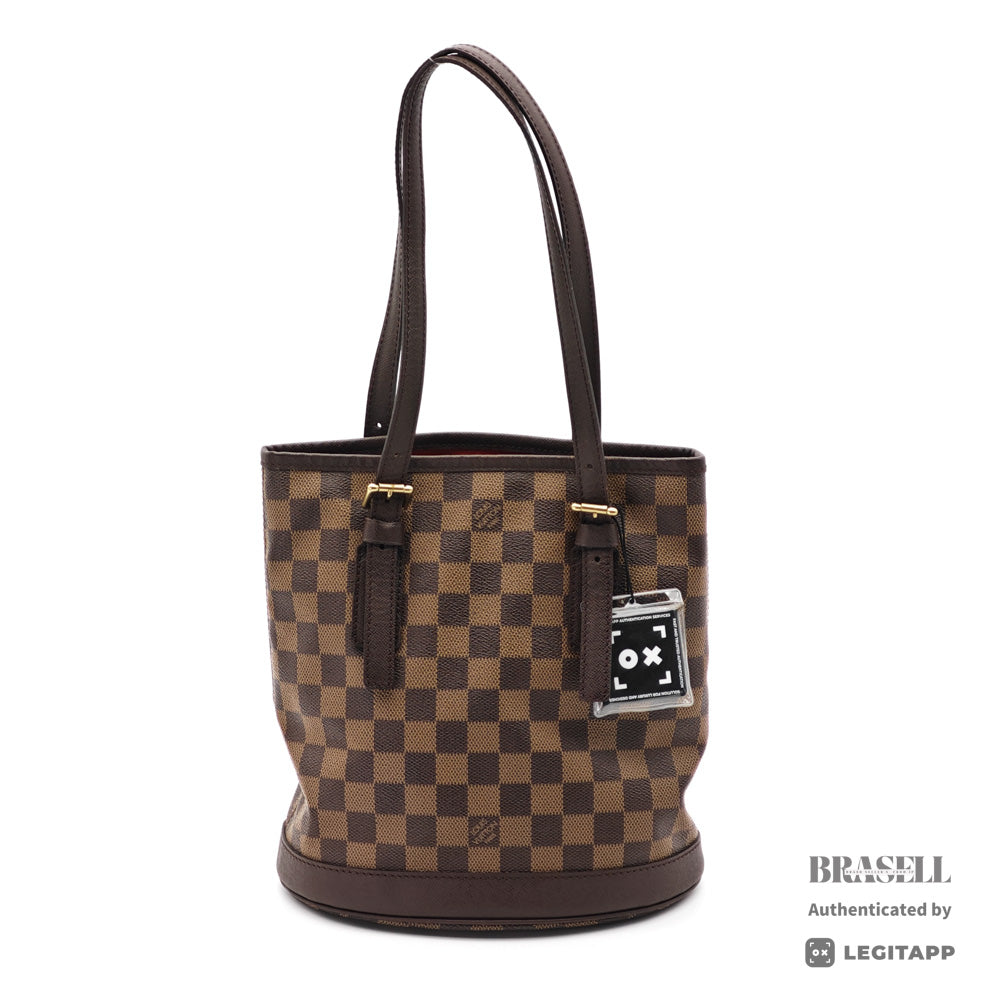 LOUIS VUITTON Marais Damier Ebene Canvas Tote Bag N42240 【ImportFeeFREE】
