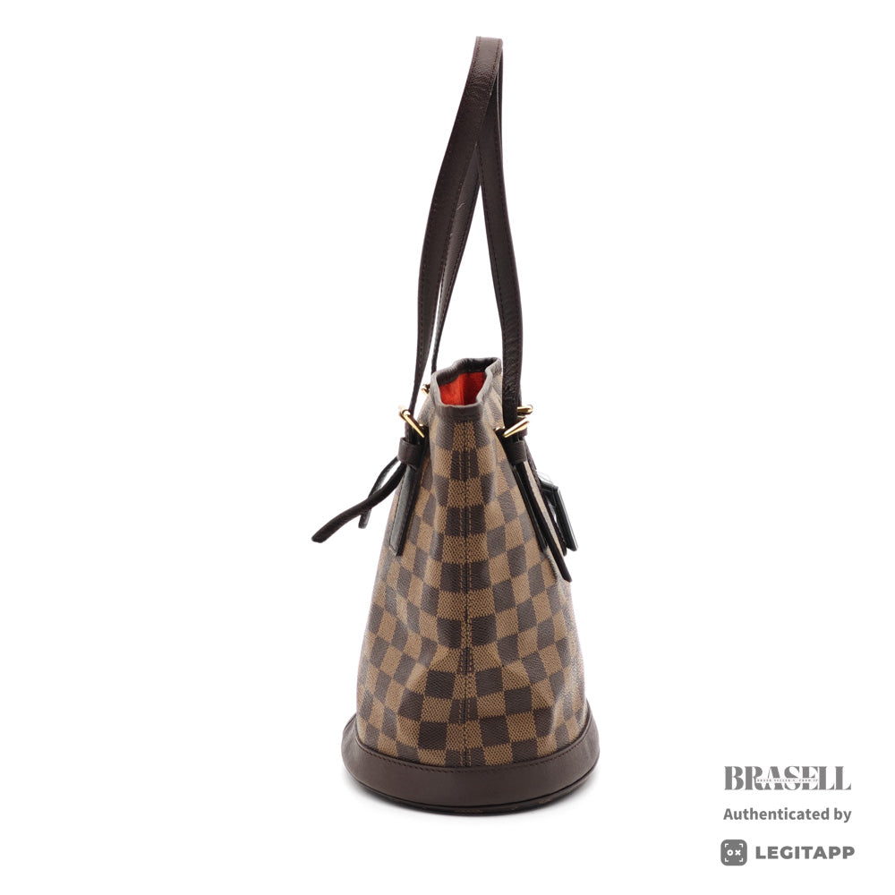 LOUIS VUITTON Marais Damier Ebene Canvas Tote Bag N42240 【ImportFeeFREE】