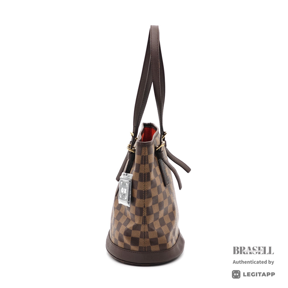 LOUIS VUITTON Marais Damier Ebene Canvas Tote Bag N42240 【ImportFeeFREE】
