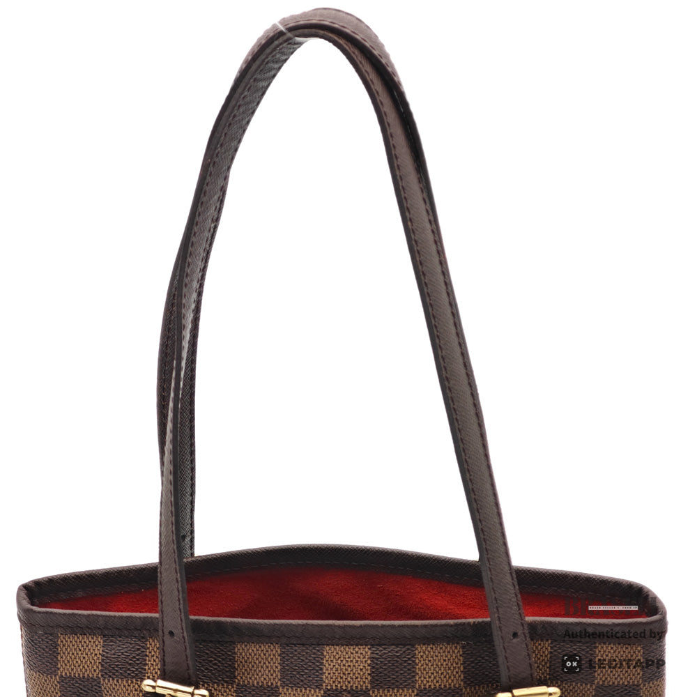 LOUIS VUITTON Marais Damier Ebene Canvas Tote Bag N42240 【ImportFeeFREE】