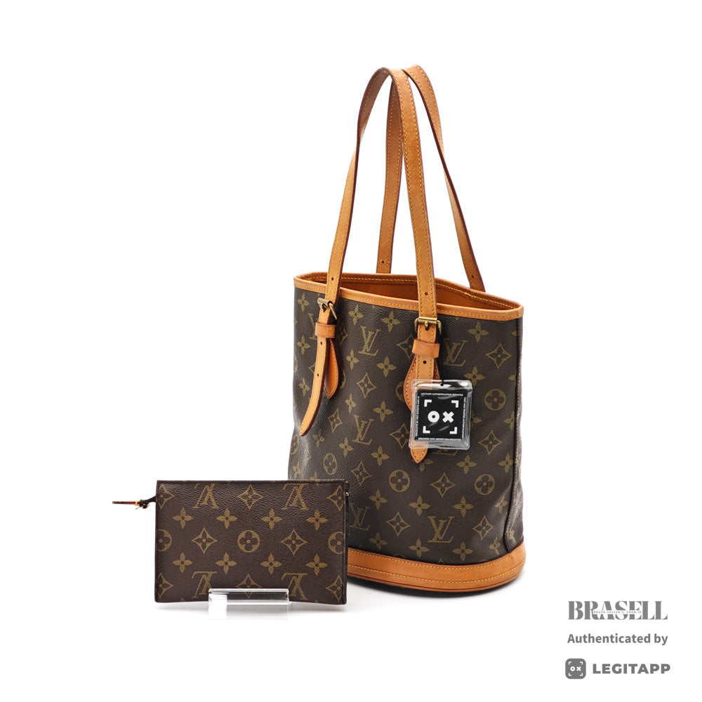 LOUIS VUITTON Bucket PM Monogram Canvas Tote Bag M42238 【ImportFeeFREE】