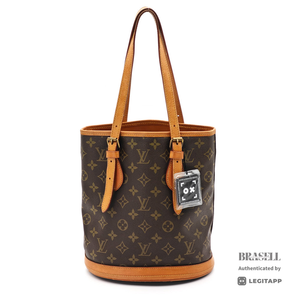 LOUIS VUITTON Bucket PM Monogram Canvas Tote Bag M42238 【ImportFeeFREE】