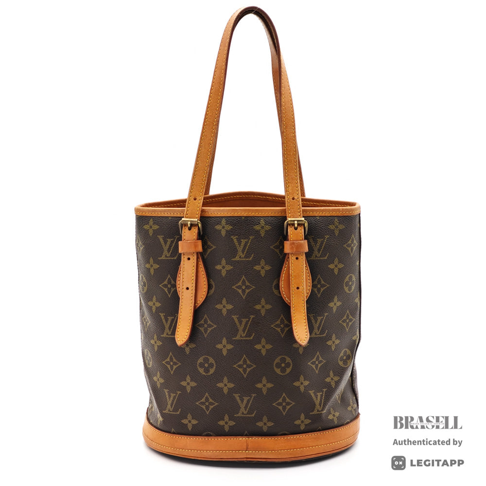 LOUIS VUITTON Bucket PM Monogram Canvas Tote Bag M42238 【ImportFeeFREE】
