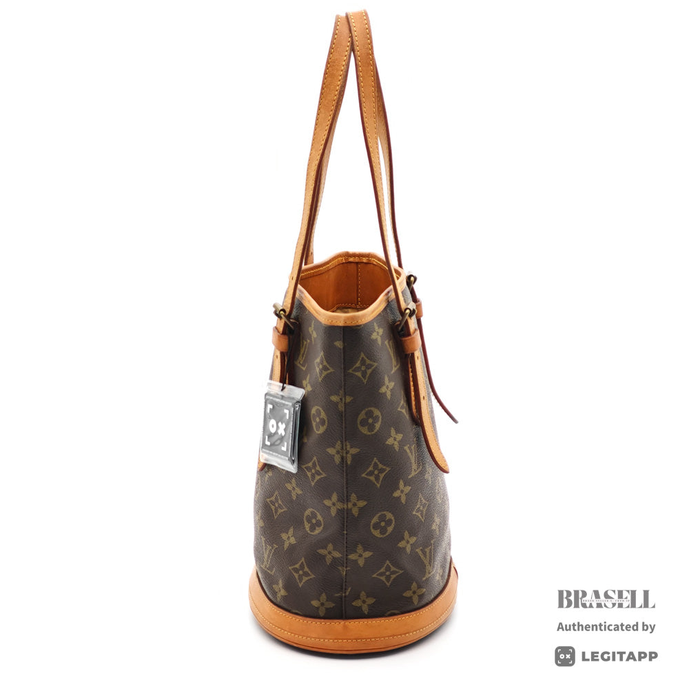 LOUIS VUITTON Bucket PM Monogram Canvas Tote Bag M42238 【ImportFeeFREE】