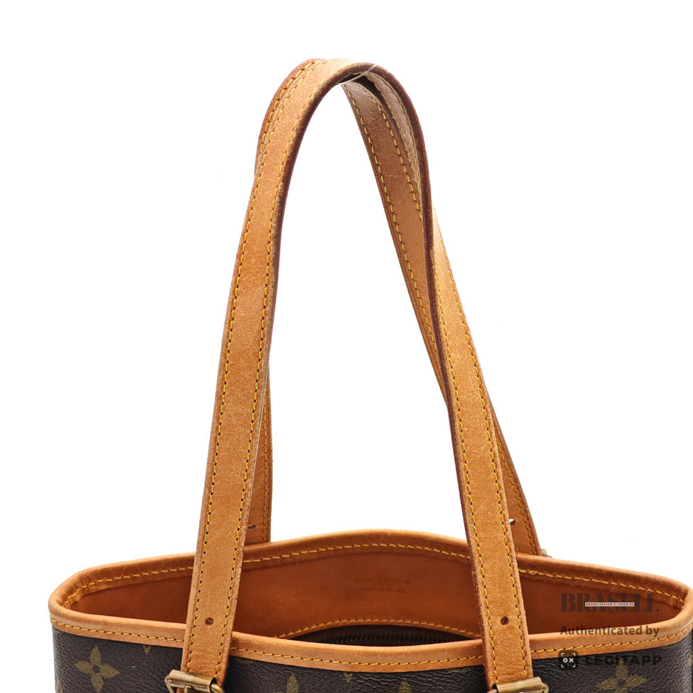 LOUIS VUITTON Bucket PM Monogram Canvas Tote Bag M42238 【ImportFeeFREE】