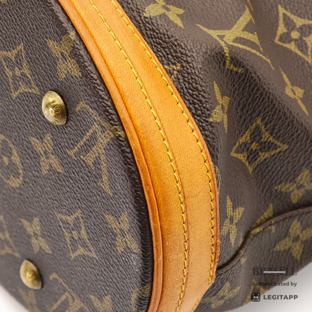 LOUIS VUITTON Bucket PM Monogram Canvas Tote Bag M42238 【ImportFeeFREE】