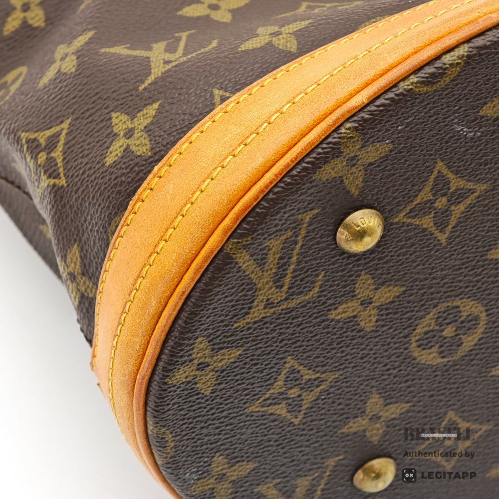 LOUIS VUITTON Bucket PM Monogram Canvas Tote Bag M42238 【ImportFeeFREE】