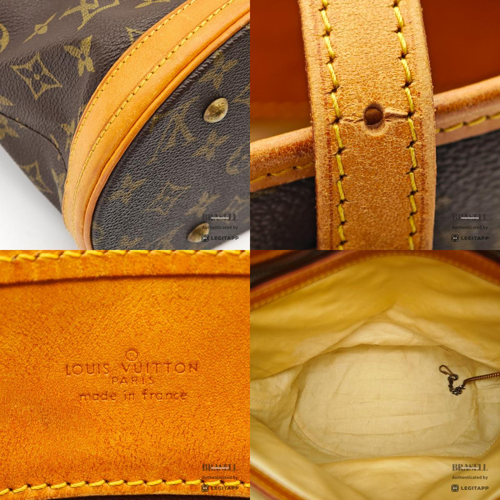 LOUIS VUITTON Bucket PM Monogram Canvas Tote Bag M42238 【ImportFeeFREE】