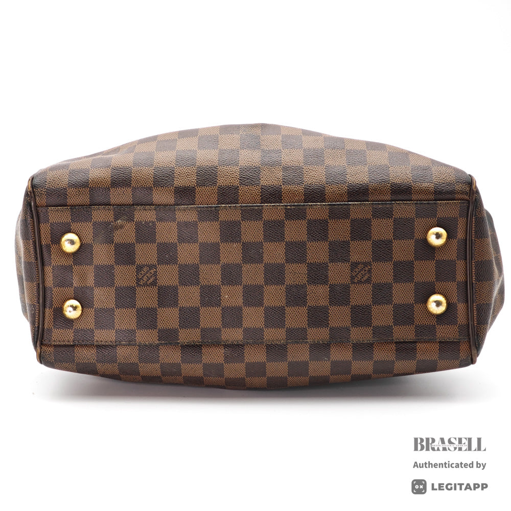 LOUIS VUITTON Trevi PM Damier Canvas Brown Hand Bag N51997 【ImportFeeFREE】