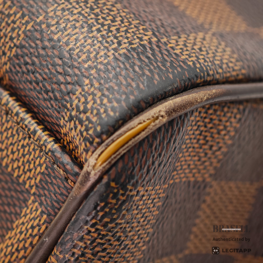 LOUIS VUITTON Trevi PM Damier Canvas Brown Hand Bag N51997 【ImportFeeFREE】