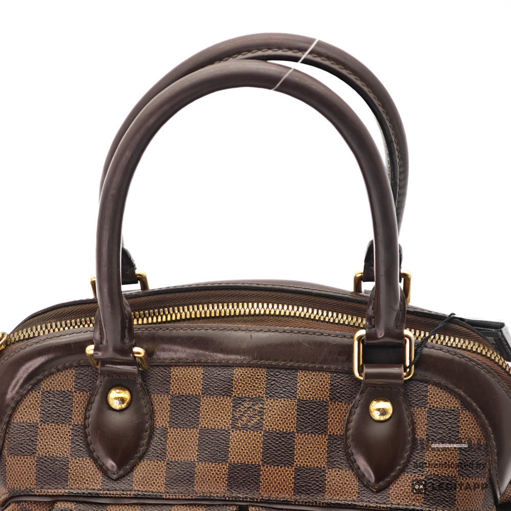 LOUIS VUITTON Trevi PM Damier Canvas Brown Hand Bag N51997 【ImportFeeFREE】