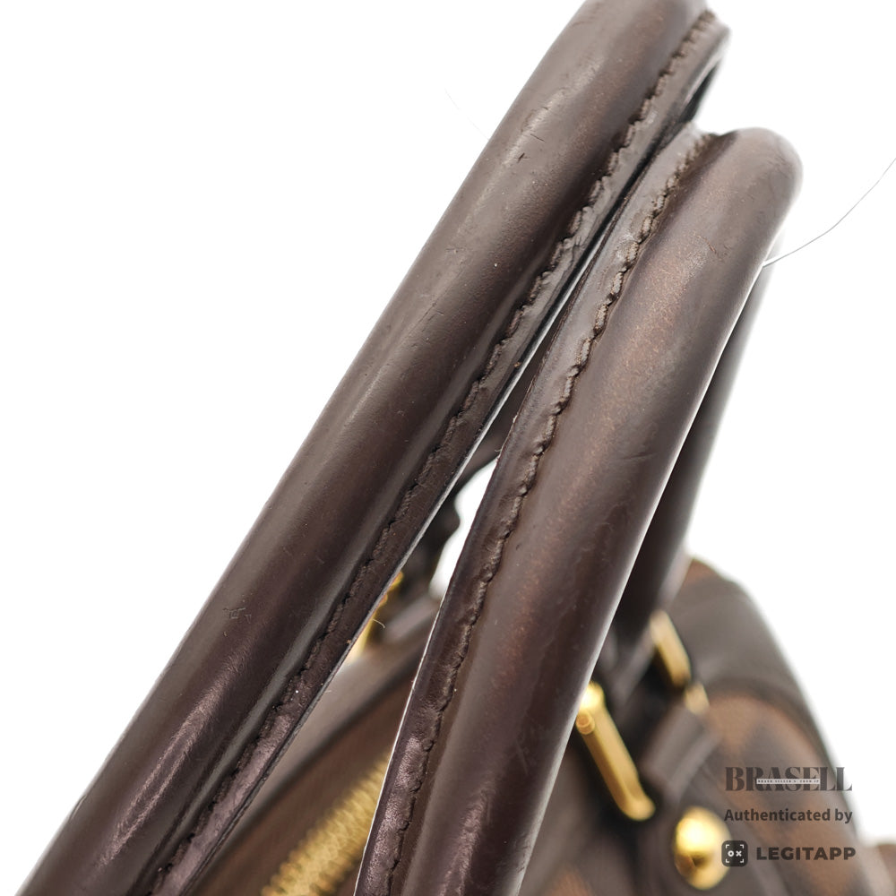 LOUIS VUITTON Trevi PM Damier Canvas Brown Hand Bag N51997 【ImportFeeFREE】