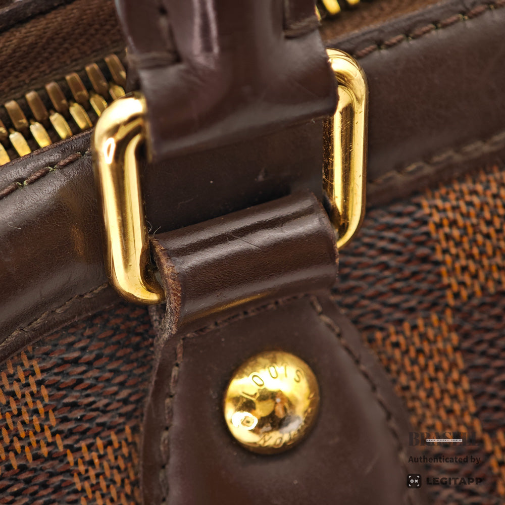 LOUIS VUITTON Trevi PM Damier Canvas Brown Hand Bag N51997 【ImportFeeFREE】