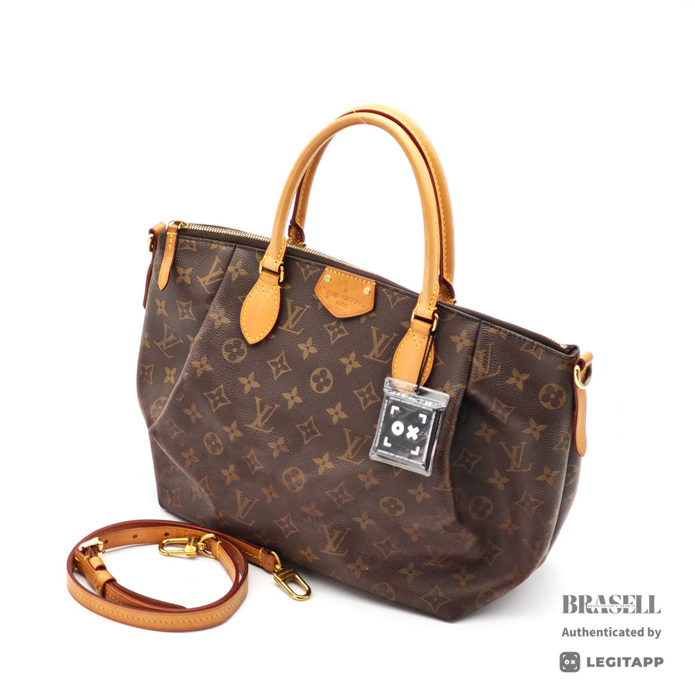 LOUIS VUITTON Turenne MM Monogram Canvas Brown Tote Bag 【ImportFeeFREE】