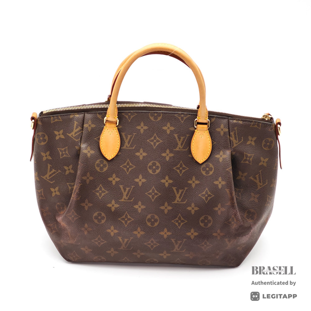 LOUIS VUITTON Turenne MM Monogram Canvas Brown Tote Bag 【ImportFeeFREE】