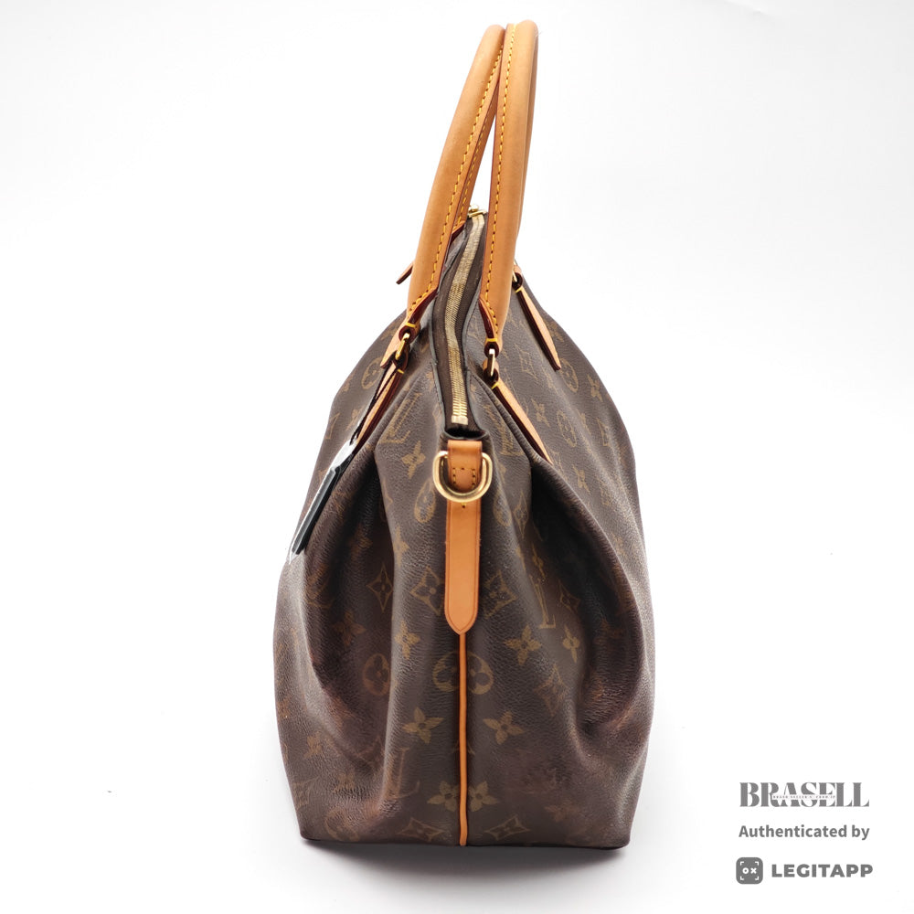 LOUIS VUITTON Turenne MM Monogram Canvas Brown Tote Bag 【ImportFeeFREE】