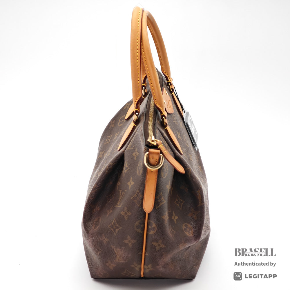LOUIS VUITTON Turenne MM Monogram Canvas Brown Tote Bag 【ImportFeeFREE】