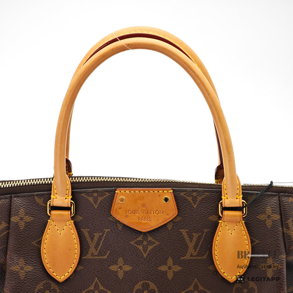 LOUIS VUITTON Turenne MM Monogram Canvas Brown Tote Bag 【ImportFeeFREE】