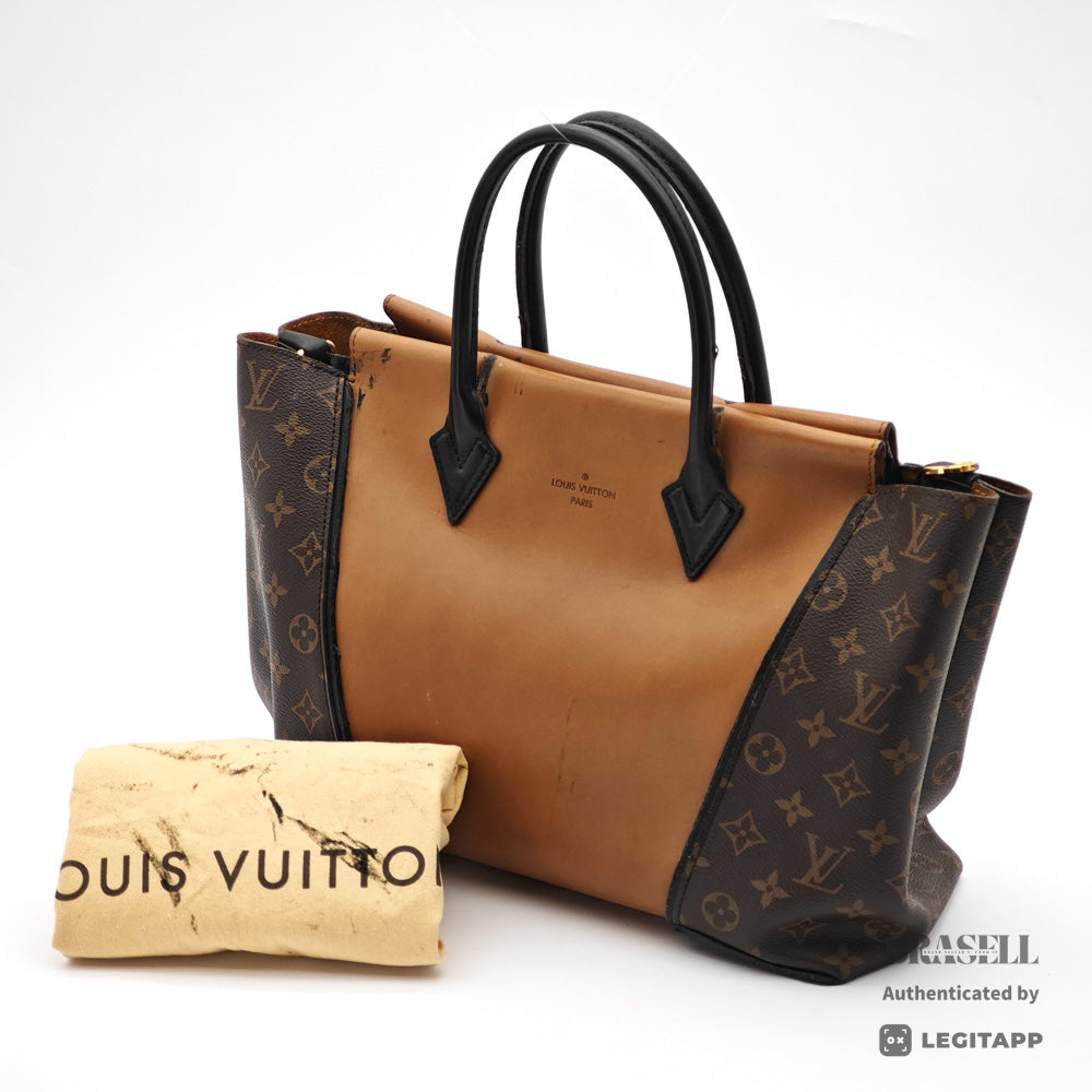 LOUIS VUITTON Tote W PM Monogram Canvas Hand Bag M40941 【ImportFeeFREE】