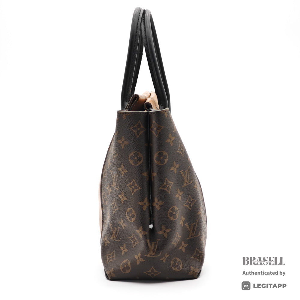 LOUIS VUITTON Tote W PM Monogram Canvas Hand Bag M40941 【ImportFeeFREE】