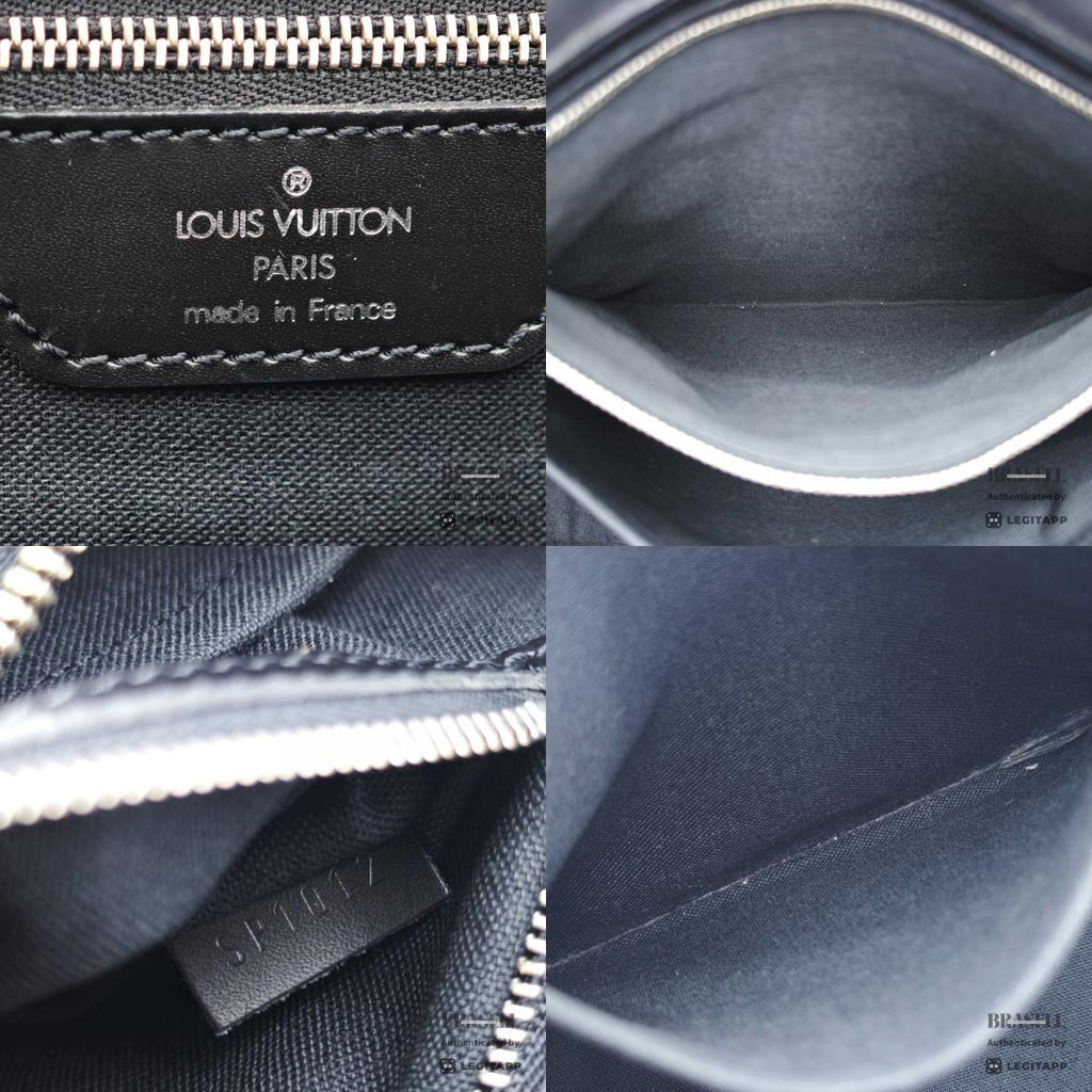 LOUIS VUITTON Taimyr Taiga Leather Shoulder Bag M30862 【ImportFeeFREE】