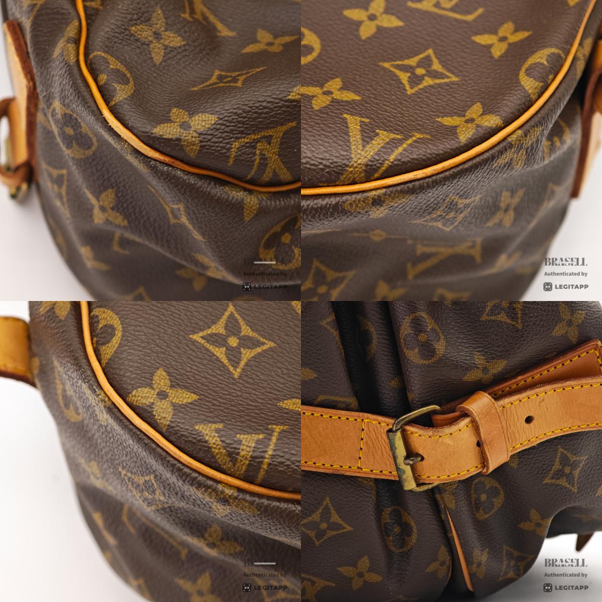 Louis Vuitton Monogram Canvas Saumur43 Shoulderbag 【ImportFREE】