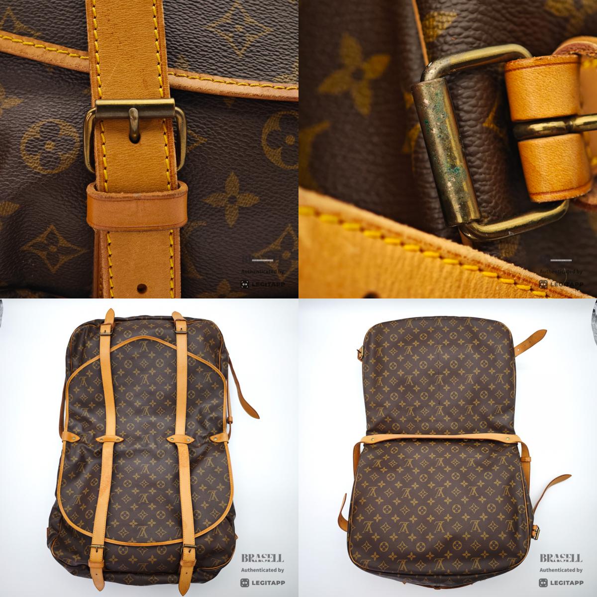 Louis Vuitton Monogram Canvas Saumur43 Shoulderbag 【ImportFREE】