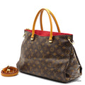 LOUIS VUITTON Pallas BB Monogram Canvas Brown 2Way Hand Bag 【ImportFeeFREE】