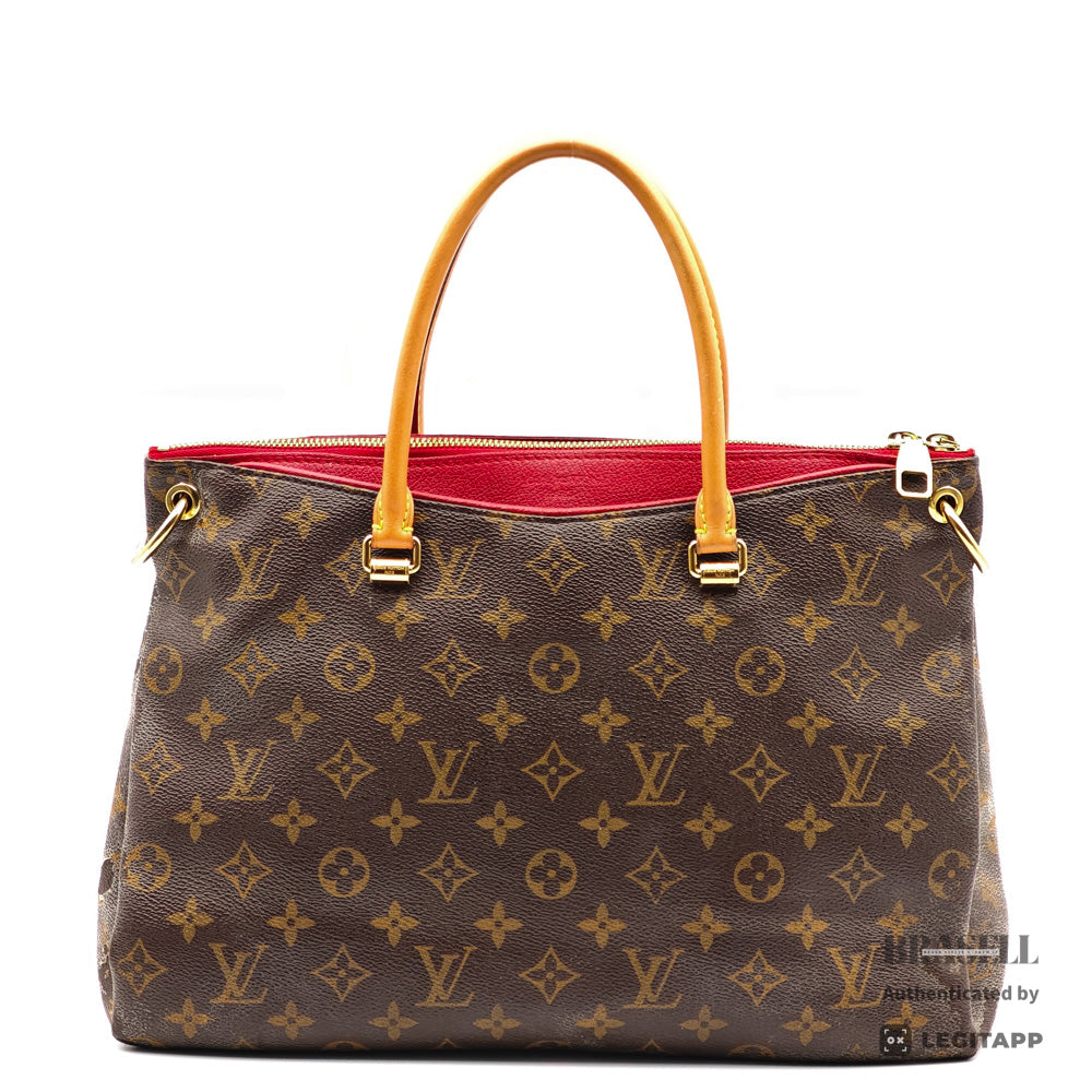 LOUIS VUITTON Pallas BB Monogram Canvas Brown 2Way Hand Bag 【ImportFeeFREE】