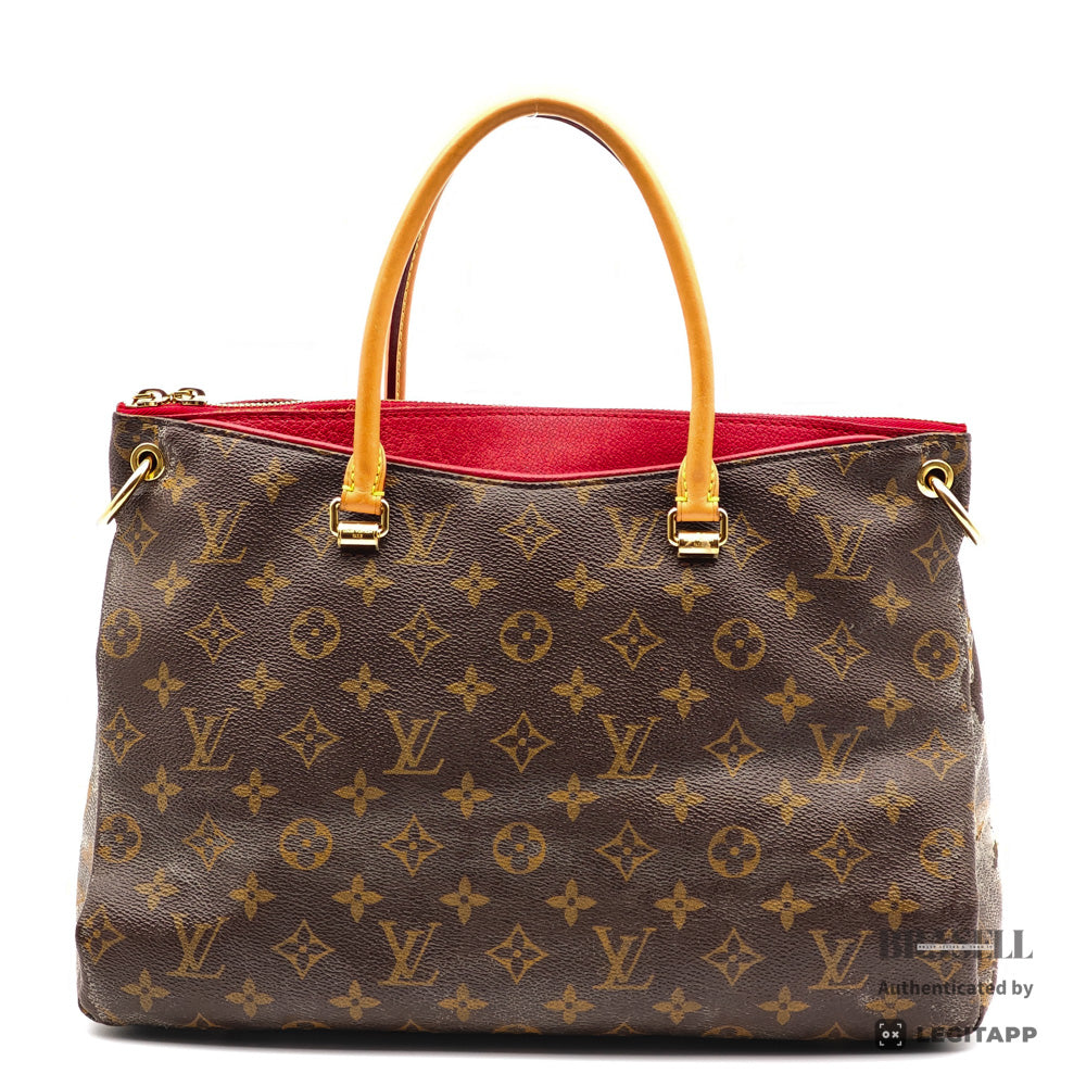 LOUIS VUITTON Pallas BB Monogram Canvas Brown 2Way Hand Bag 【ImportFeeFREE】