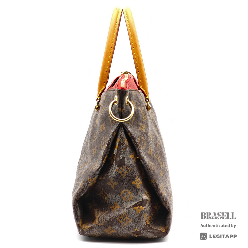 LOUIS VUITTON Pallas BB Monogram Canvas Brown 2Way Hand Bag 【ImportFeeFREE】