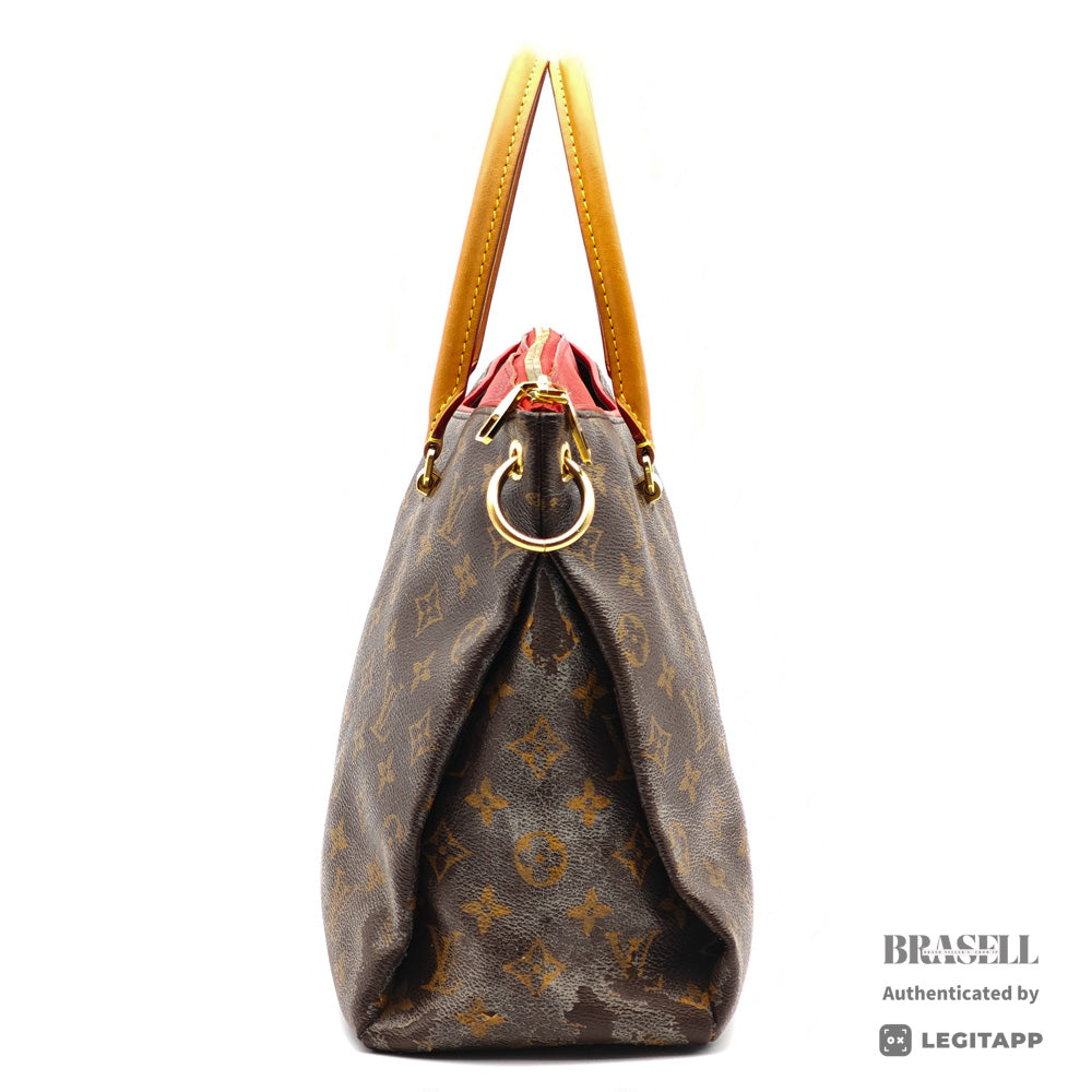 LOUIS VUITTON Pallas BB Monogram Canvas Brown 2Way Hand Bag 【ImportFeeFREE】