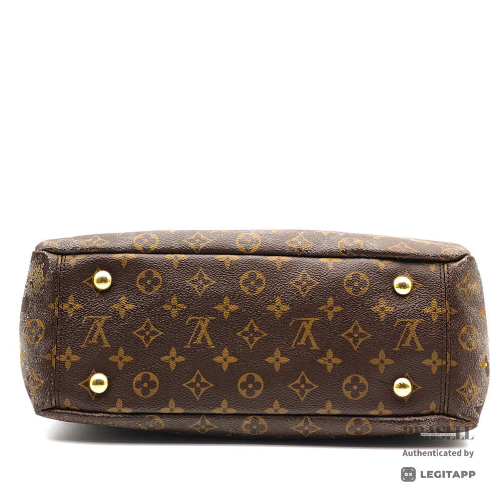 LOUIS VUITTON Pallas BB Monogram Canvas Brown 2Way Hand Bag 【ImportFeeFREE】