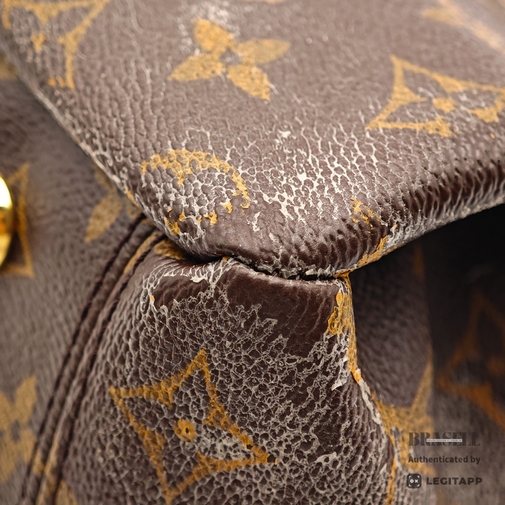 LOUIS VUITTON Pallas BB Monogram Canvas Brown 2Way Hand Bag 【ImportFeeFREE】
