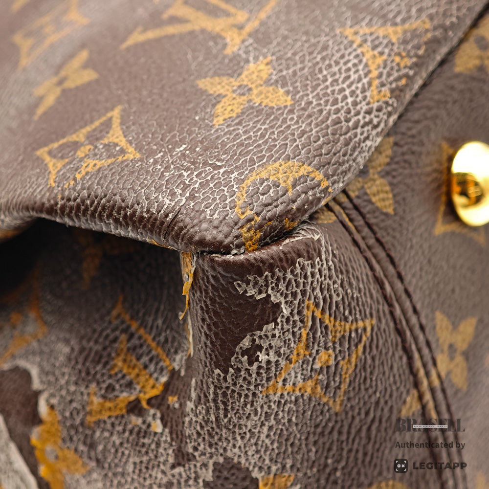 LOUIS VUITTON Pallas BB Monogram Canvas Brown 2Way Hand Bag 【ImportFeeFREE】