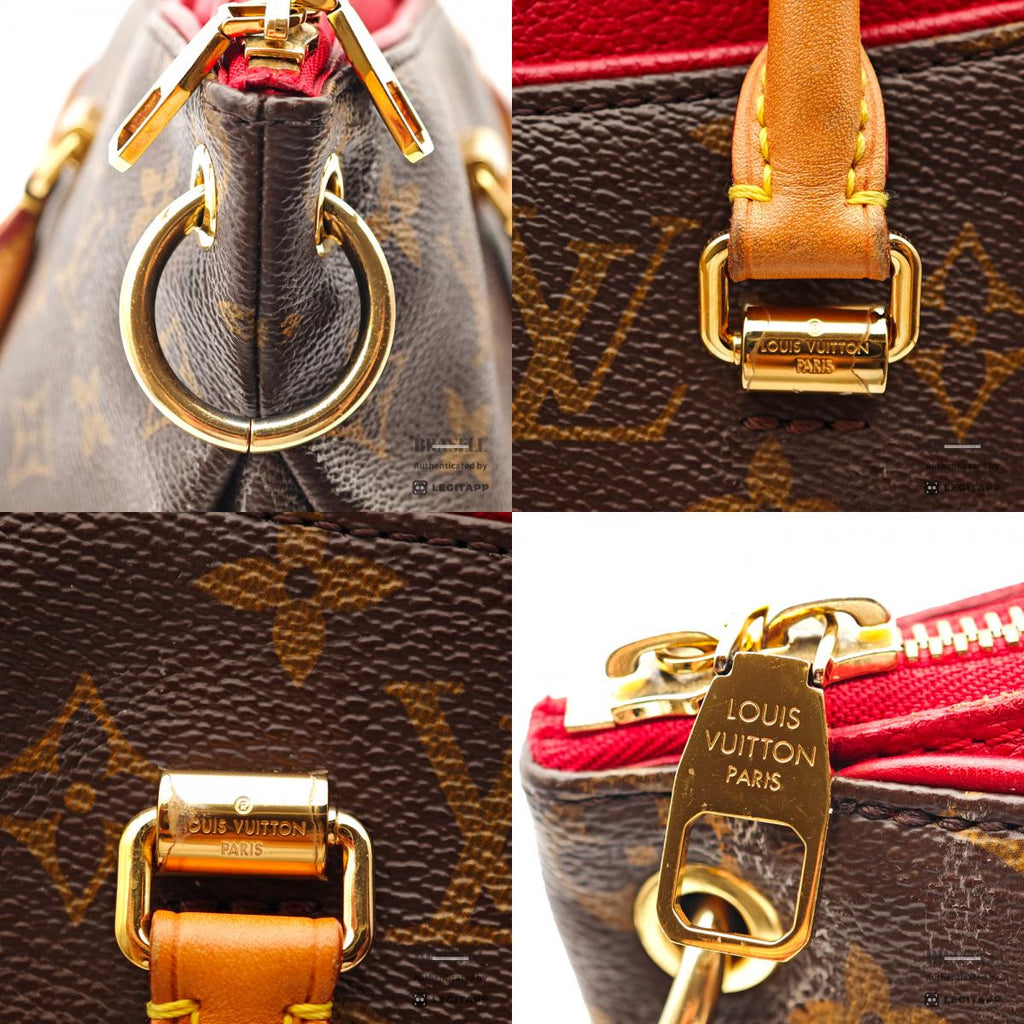 LOUIS VUITTON Pallas BB Monogram Canvas Brown 2Way Hand Bag 【ImportFeeFREE】