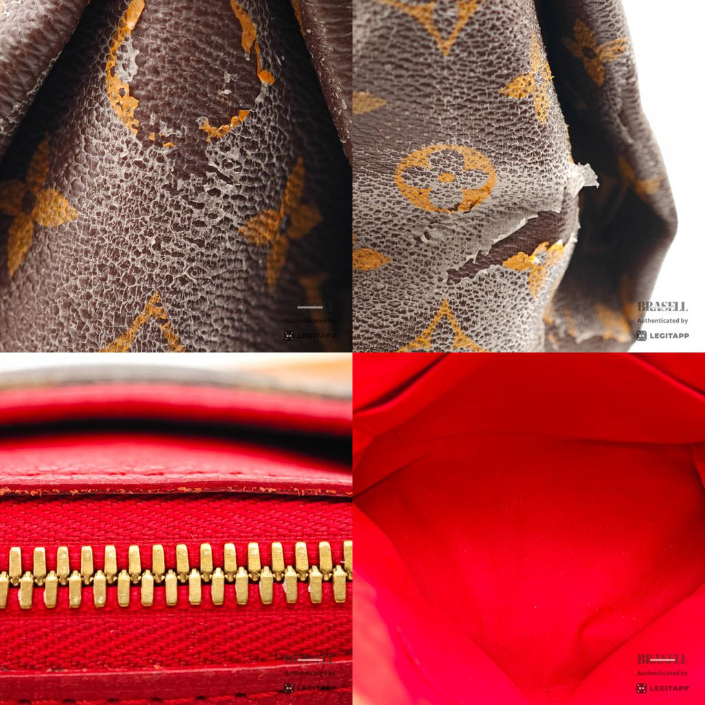LOUIS VUITTON Pallas BB Monogram Canvas Brown 2Way Hand Bag 【ImportFeeFREE】