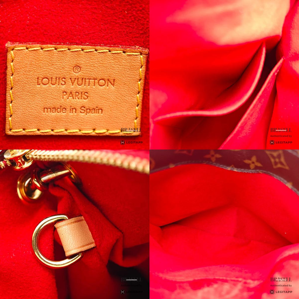 LOUIS VUITTON Pallas BB Monogram Canvas Brown 2Way Hand Bag 【ImportFeeFREE】