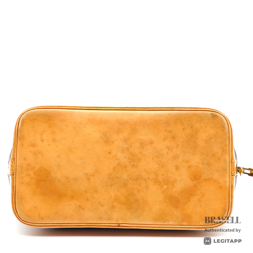 LOUIS VUITTON Alma Monogram Canvas Brown Hand Bag 【ImportFeeFREE】