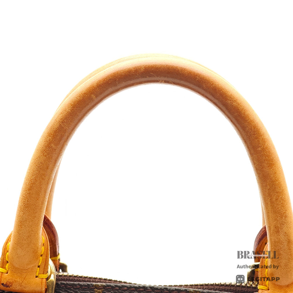 LOUIS VUITTON Alma Monogram Canvas Brown Hand Bag 【ImportFeeFREE】