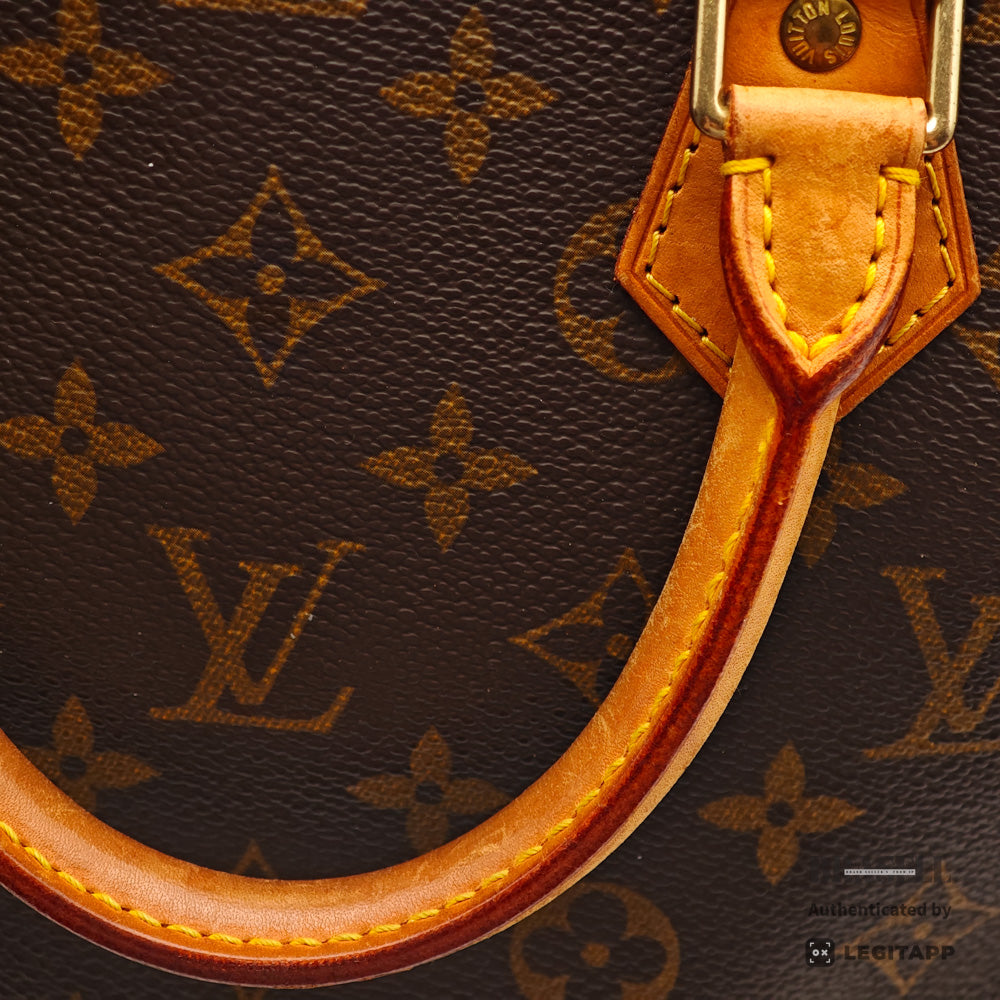 LOUIS VUITTON Alma Monogram Canvas Brown Hand Bag 【ImportFeeFREE】