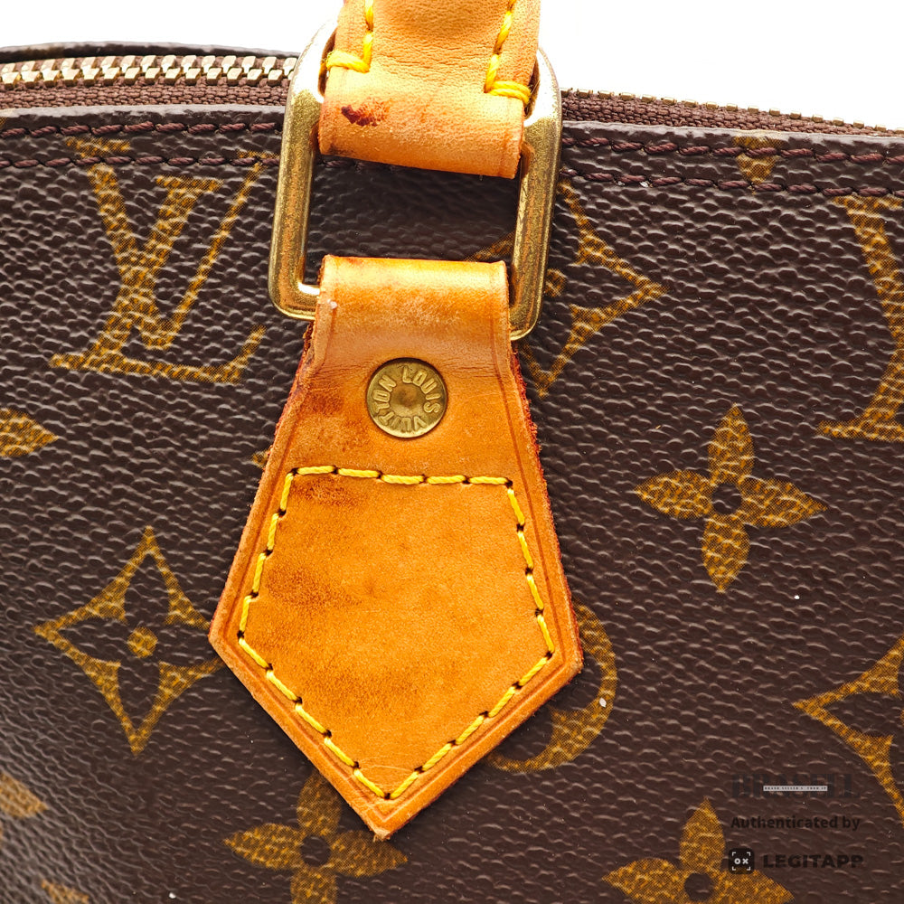 LOUIS VUITTON Alma Monogram Canvas Brown Hand Bag 【ImportFeeFREE】